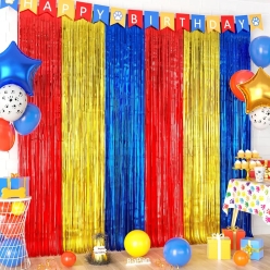 50% OFF: Carnival Fringe Curtains - 2 Pack